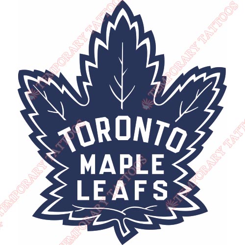 Toronto Maple Leafs Customize Temporary Tattoos Stickers NO.347